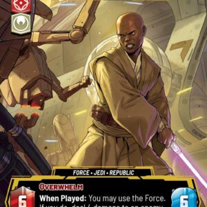 mace windu leaping into action (prestige foil)